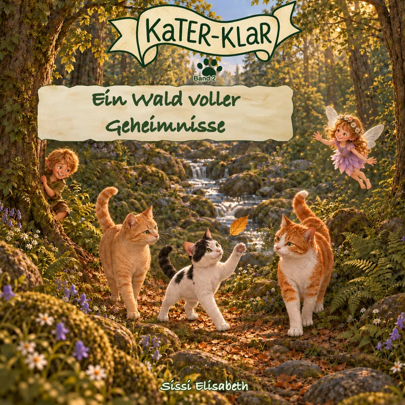 Cover: Kater-Klar Band 2, Ein Wald voller Geheimnisse